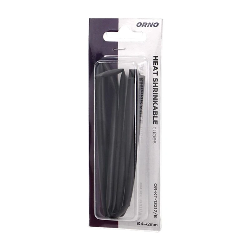ORNO Θερμοσυστελλόμενο μαύρο 1 μέτρο 4/2.5mm OR-KT-13217/B 1 τεμάχιο ORNO Θερμοσυστελλόμενο μαύρο 1 μέτρο 4/2.5mm OR-KT-13217/B 1 τεμάχιο