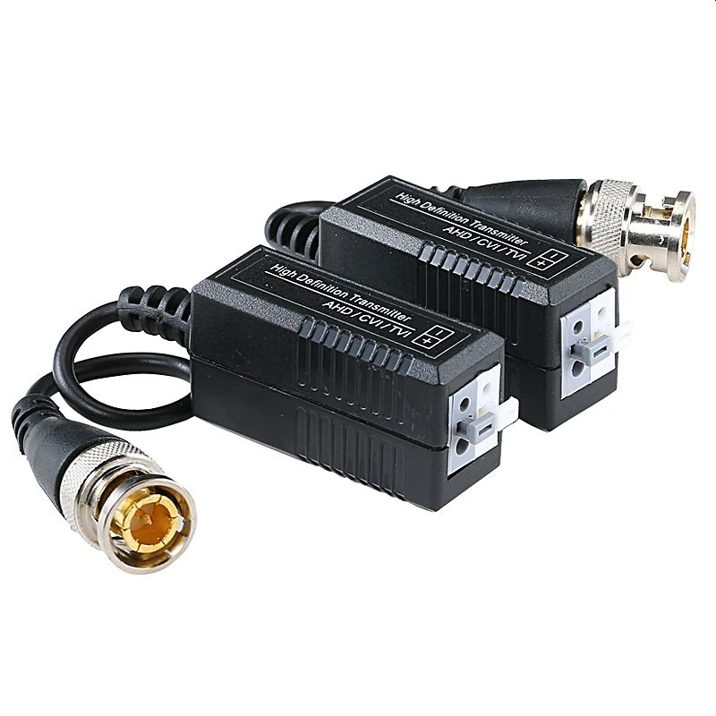 HD Ζεύγος παθητικών Video Balun για κάμερες HD-TVI-CVI-AHD -Analog OEMHD Ζεύγος παθητικών Video Balun για κάμερες HD-TVI-CVI-AHD -Analog OEM