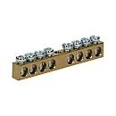 ORNO Μπάρα γείωσης 8 θέσεων 8x6mm OR-LZ-8205/8 ORNO Μπάρα γείωσης 8 θέσεων 8x6mm OR-LZ-8205/8