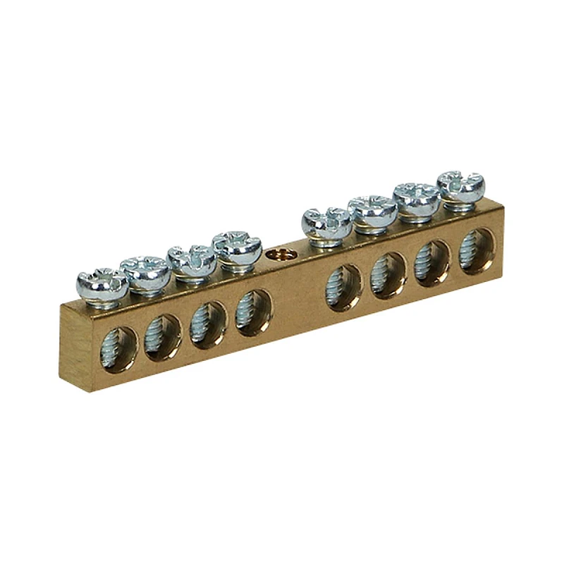 ORNO Μπάρα γείωσης 8 θέσεων 8x6mm OR-LZ-8205/8 ORNO Μπάρα γείωσης 8 θέσεων 8x6mm OR-LZ-8205/8