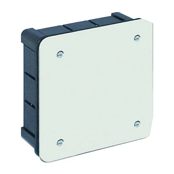Κουτί διακλάδωσης τετράγωνο 100x100x45mm Με βιδωτό καπάκι 60112 EDM Spain