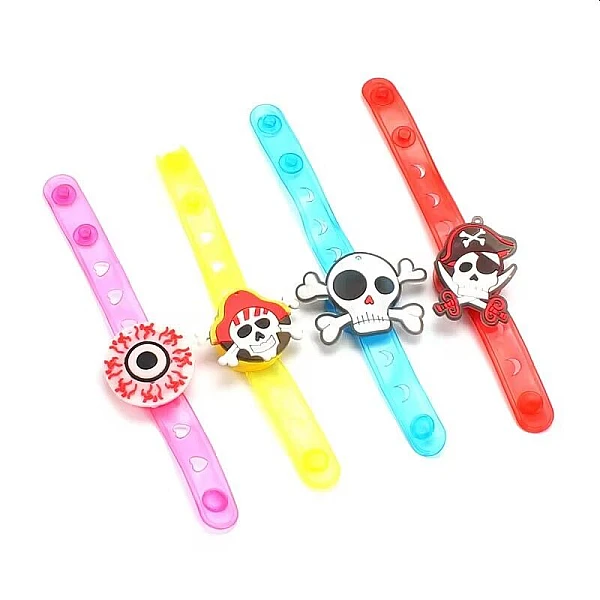 Αποκριάτικο Αξεσουάρ-Halloween βραχιόλια φωτιζόμενα σε διάφορα σχέδια και χρώματα