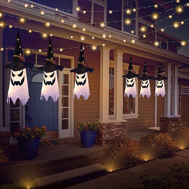 Αποκριάτικο Στολίδι-Halloween Ghost 45cm φωτιζόμενο LED θερμό λευκό ΟΕΜ Αποκριάτικο Στολίδι-Halloween Ghost 45cm φωτιζόμενο LED θερμό λευκό ΟΕΜ