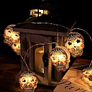 Διακοσμητικό Φωτιστικό Γιρλάντα LED Halloween Skeleton σε Λευκό Χρώμα OEM Διακοσμητικό Φωτιστικό Γιρλάντα LED Halloween Skeleton σε Λευκό Χρώμα OEM