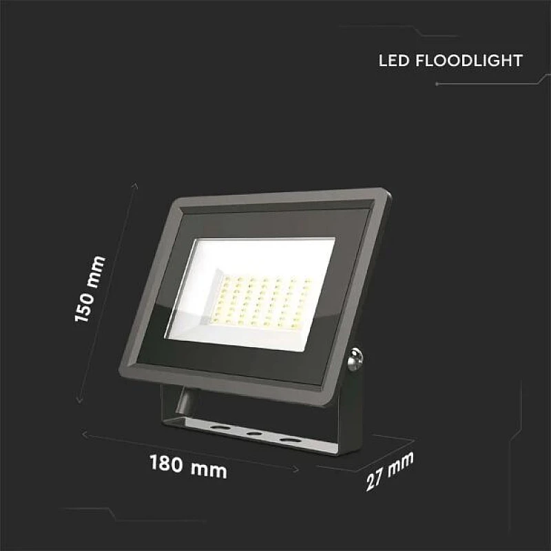 Προβολέας LED SMD LED F-Class 200W ψυχρό λευκό 6500K μαύρο σώμα VT-49204 6734 V-TAC Προβολέας LED SMD LED F-Class 200W ψυχρό λευκό 6500K μαύρο σώμα VT-49204 6734 V-TAC