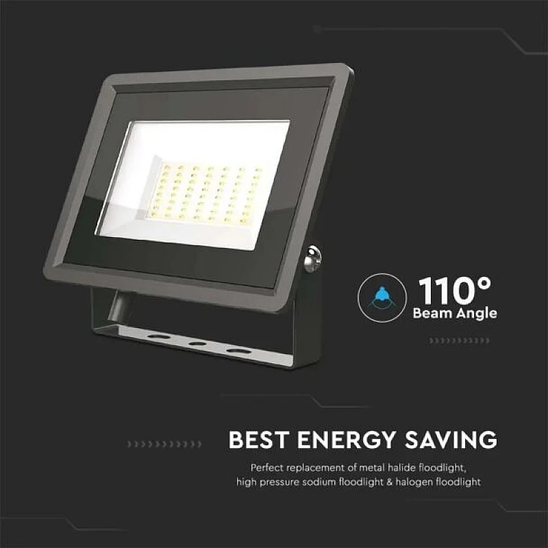 Προβολέας LED SMD LED F-Class 200W ψυχρό λευκό 6500K μαύρο σώμα VT-49204 6734 V-TAC Προβολέας LED SMD LED F-Class 200W ψυχρό λευκό 6500K μαύρο σώμα VT-49204 6734 V-TAC