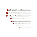 Σετ τρυπανιών μπετού 8 τεμαχίων 020160H508 TOP TOOLS Σετ τρυπανιών μπετού 8 τεμαχίων 020160H508 TOP TOOLS