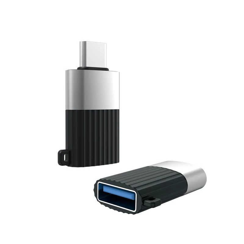 XO NB149F Adaptor USB 2.0 female to Type-C male Black and silver XO NB149F Adaptor USB 2.0 female to Type-C male Black and silver