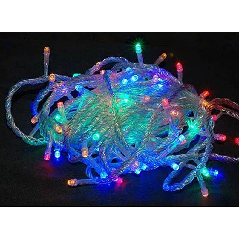 Χριστουγεννιάτικα λαμπάκια LED 100L Πολύχρωμα με κοντρόλ 8 λειτουργιών L100BAIP44 OEM Χριστουγεννιάτικα λαμπάκια LED 100L Πολύχρωμα με κοντρόλ 8 λειτουργιών L100BAIP44 OEM