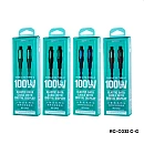 Remax RC-C032 Zisee USB 2.0 Cable USB-C male - USB-C male Καλώδιο σιλικόνης με οθόνη Κόκκινο 1.2m Remax RC-C032 Zisee USB 2.0 Cable USB-C male - USB-C male Καλώδιο σιλικόνης με οθόνη Κόκκινο 1.2m