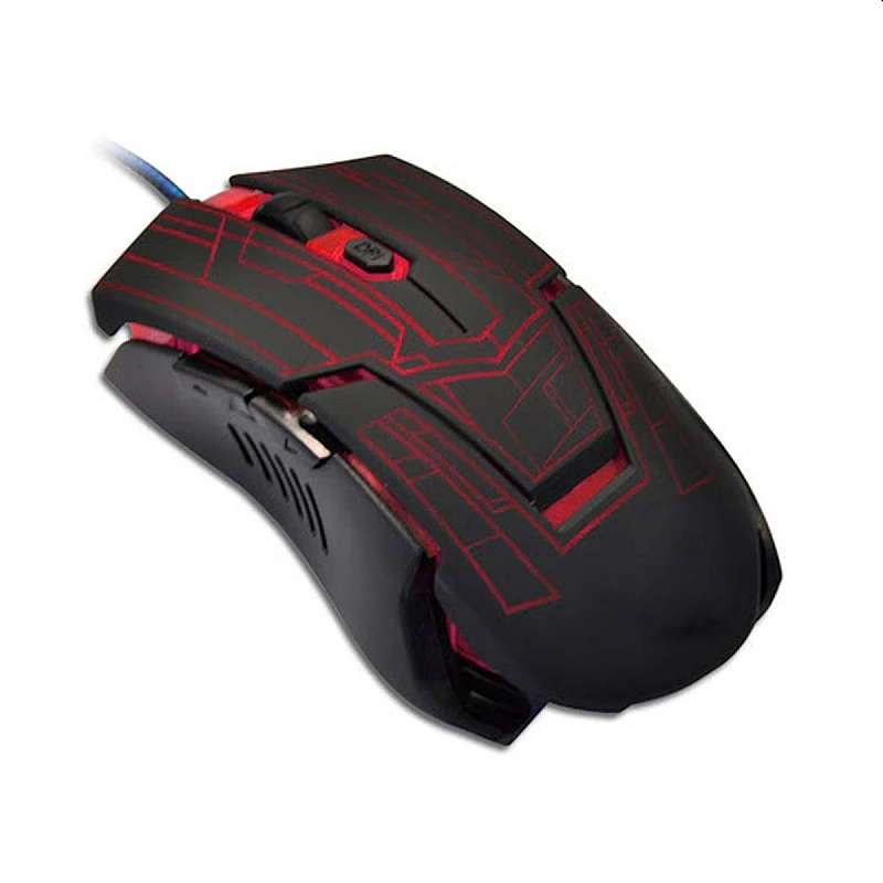 Ενσύρματο Advanced GAMING Φωτιζόμενο ποντίκι 2.4GHz 3200 dpi Μαύρο FC-5215 OEM Ενσύρματο Advanced GAMING Φωτιζόμενο ποντίκι 2.4GHz 3200 dpi Μαύρο FC-5215 OEM