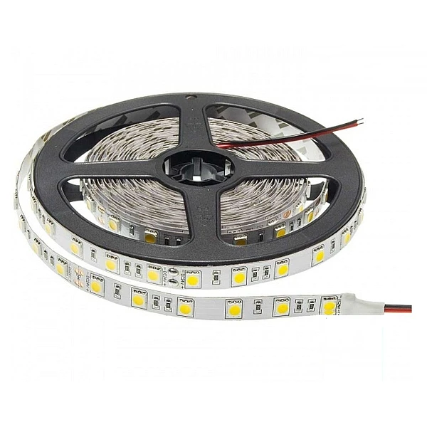 Ταινία Led ισχύος 14.4W/m 60 led/m SMD5050 IP20 Θερμό λευκό 2700K 5 μέτρα OPTONICA 4808