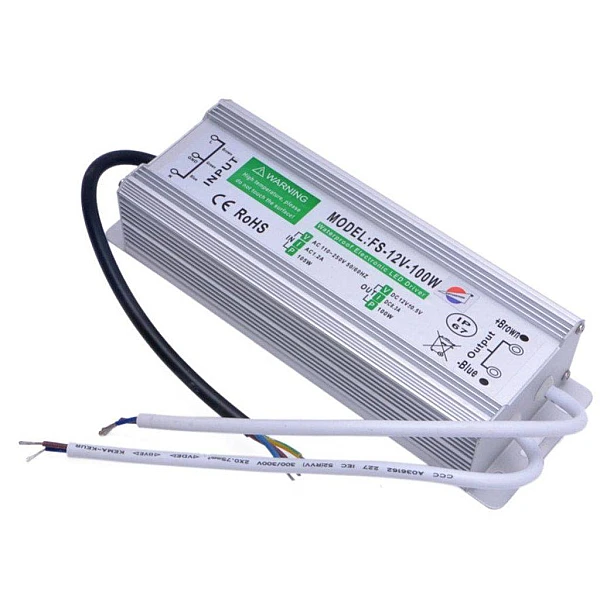 Τροφοδοτικό ταινίας led 100W 12V 8.5A Αδιάβροχο IP67 6240390 VITO