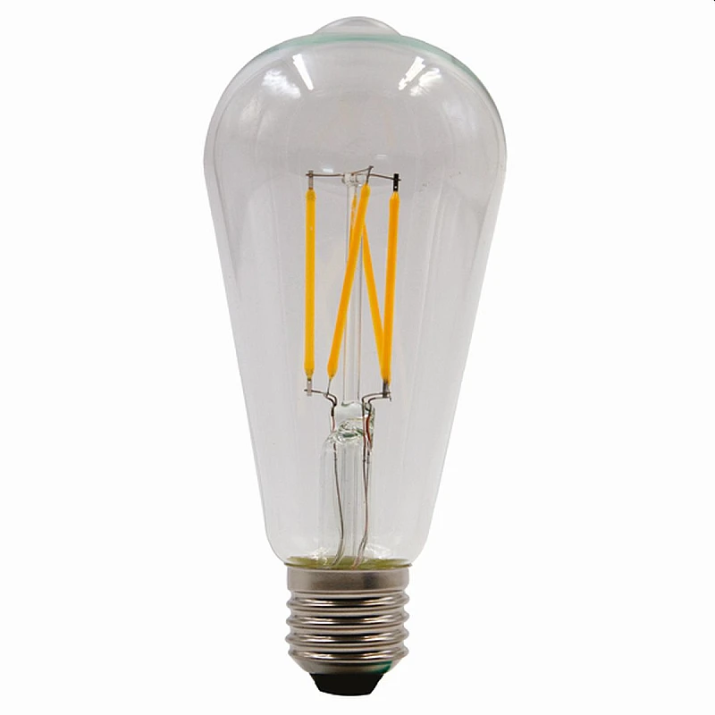 Λαμπτήρας LED E27 ST64 8Watt Θερμό λευκό 2700Κ Filament Ledisone-2/clear 1514580 VITONE Λαμπτήρας LED E27 ST64 8Watt Θερμό λευκό 2700Κ Filament Ledisone-2/clear 1514580 VITONE