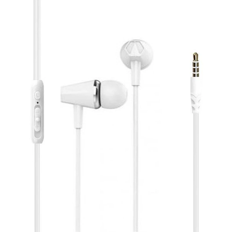K121 Handsfree Ακουστικά Stereo earphone με μικρόφωνο λευκό OEM K121 Handsfree Ακουστικά Stereo earphone με μικρόφωνο λευκό OEM