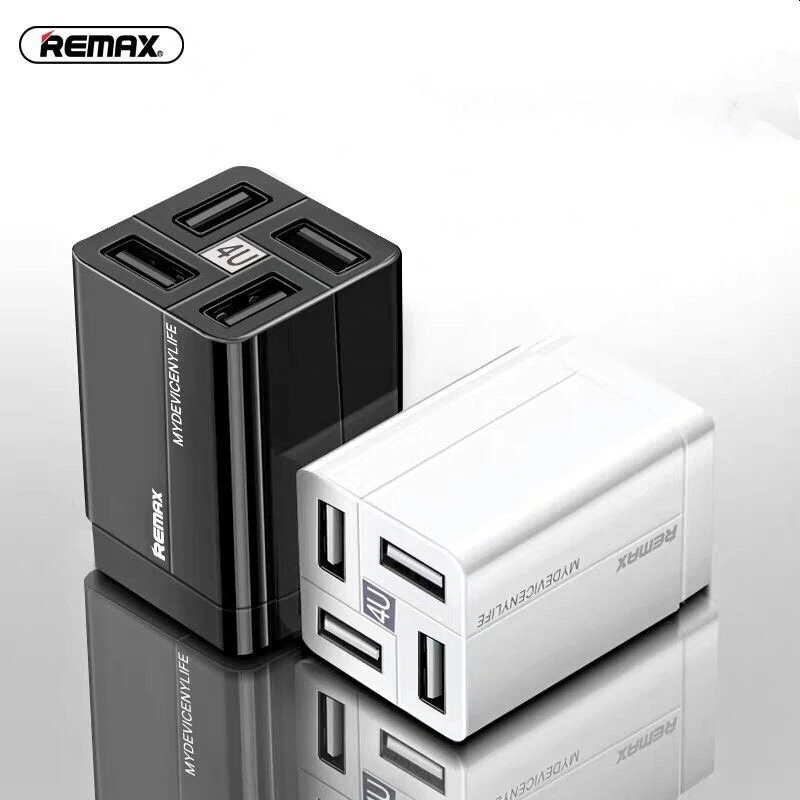 Remax RP-U43 Φορτιστής για smartphones με 4ΧUSB 5V/3.4A Μαύρος Remax RP-U43 Φορτιστής για smartphones με 4ΧUSB 5V/3.4A Μαύρος