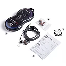 Remax RM-598 Ακουστικά Monster Earphones με μικρόφωνο μαύρο ματ Remax RM-598 Ακουστικά Monster Earphones με μικρόφωνο μαύρο ματ