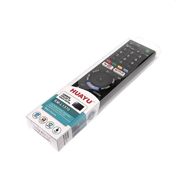 RM-L1370 Τηλεχειριστήριο τηλεόρασης Sony τύπου Original κατάλληλο για όλα τα μοντέλα LCD/LED TV HUAYU