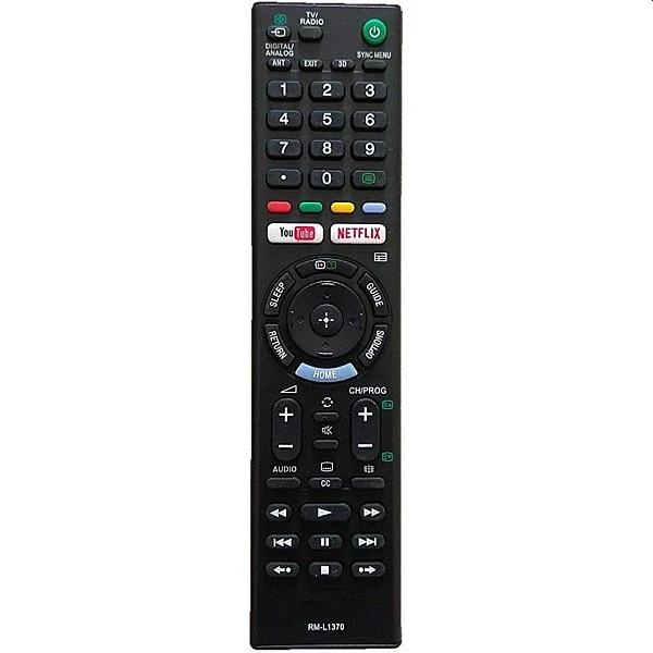 RM-L1370V Τηλεχειριστήριο τηλεόρασης Sony τύπου Original κατάλληλο για όλα τα μοντέλα LCD/LED TV SMASH