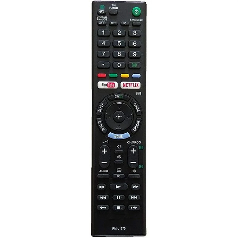 RM-L1370V Τηλεχειριστήριο τηλεόρασης Sony τύπου Original κατάλληλο για όλα τα μοντέλα LCD/LED TV SMASH RM-L1370V Τηλεχειριστήριο τηλεόρασης Sony τύπου Original κατάλληλο για όλα τα μοντέλα LCD/LED TV SMASH