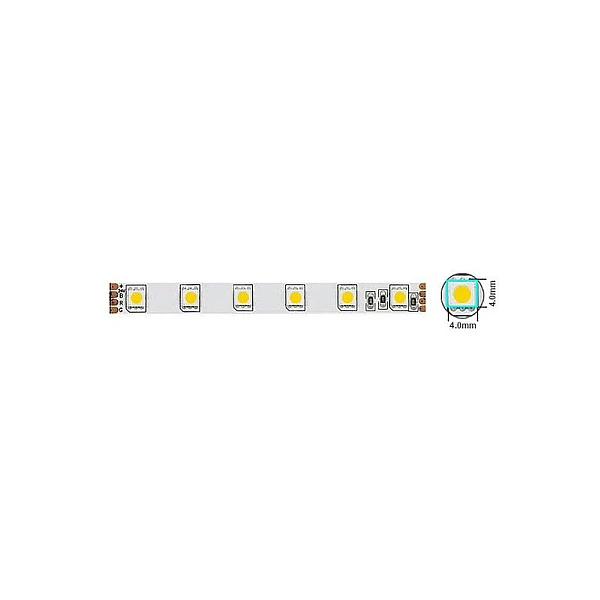 Ταινία Led ισχύος 14.4W/m 60 led/m SMD5050 IP20 Θερμό λευκό 2700K 5 μέτρα OPTONICA 4808