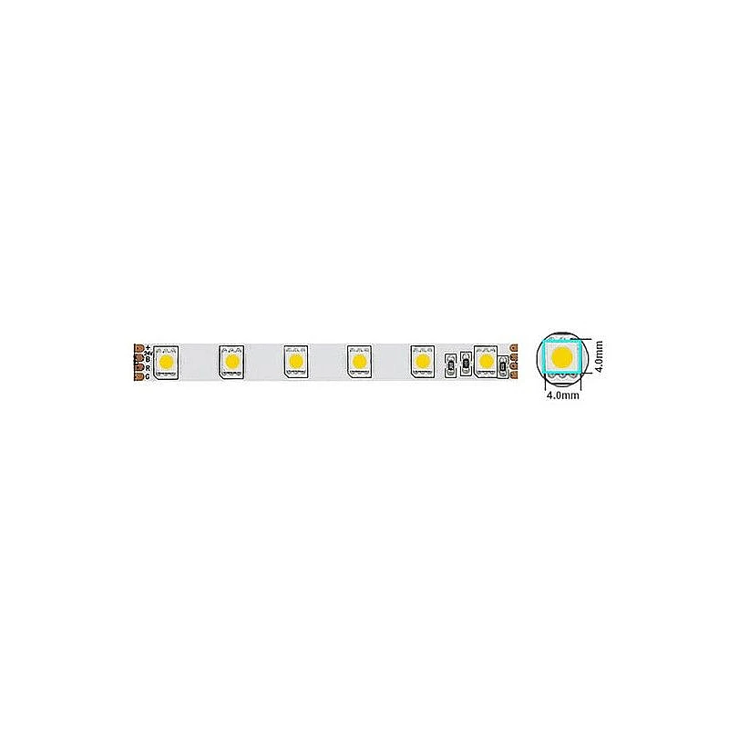 Ταινία Led ισχύος 14.4W/m 60 led/m SMD5050 IP20 Θερμό λευκό 2700K 5 μέτρα OPTONICA 4808 Ταινία Led ισχύος 14.4W/m 60 led/m SMD5050 IP20 Θερμό λευκό 2700K 5 μέτρα OPTONICA 4808