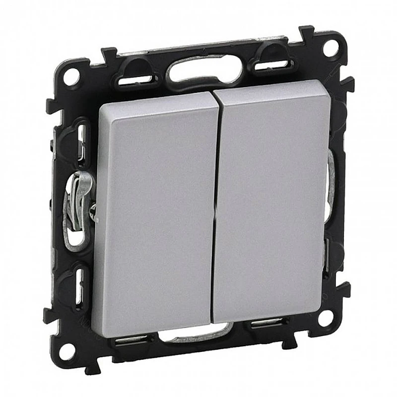 LEGRAND Valena Life Διακόπτης κομμυτατέρ χωνευτός 10A 250V Αλουμίνιο 752305 LEGRAND Valena Life Διακόπτης κομμυτατέρ χωνευτός 10A 250V Αλουμίνιο 752305