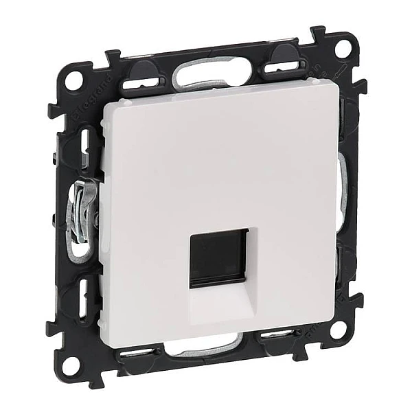 LEGRAND Valena Life Πρίζα δικτύου U/UTP 1XRJ45 CAT5 χωνευτή Λευκό- white 753140