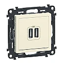 LEGRAND Valena Life Πρίζα 2XUSB Φόρτισης 1500mA χωνευτή (Κρεμ) Ivory 753212 LEGRAND Valena Life Πρίζα 2XUSB Φόρτισης 1500mA χωνευτή (Κρεμ) Ivory 753212