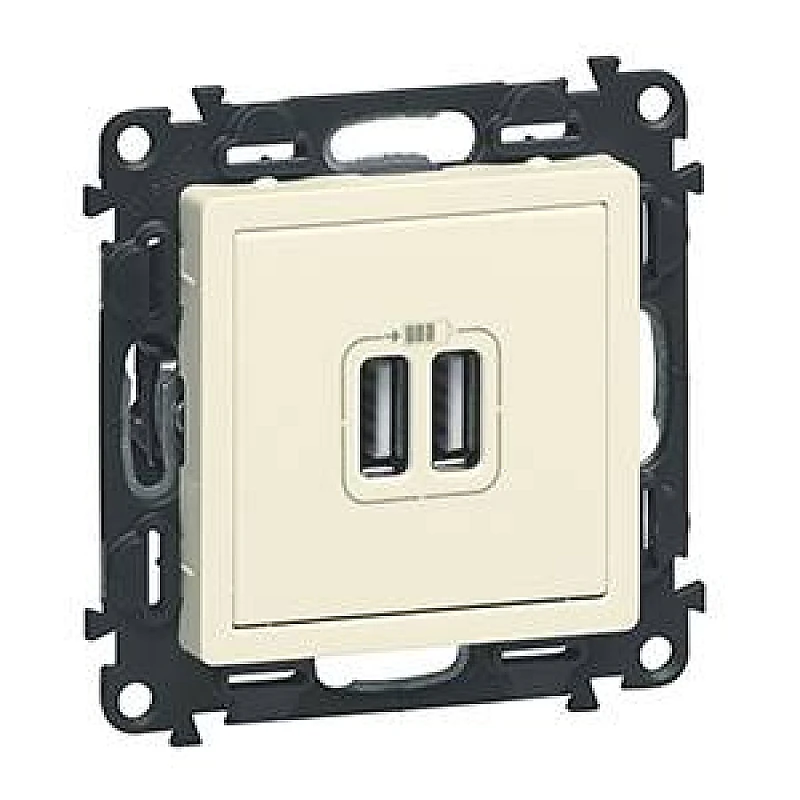 LEGRAND Valena Life Πρίζα 2XUSB Φόρτισης 1500mA χωνευτή (Κρεμ) Ivory 753212 LEGRAND Valena Life Πρίζα 2XUSB Φόρτισης 1500mA χωνευτή (Κρεμ) Ivory 753212