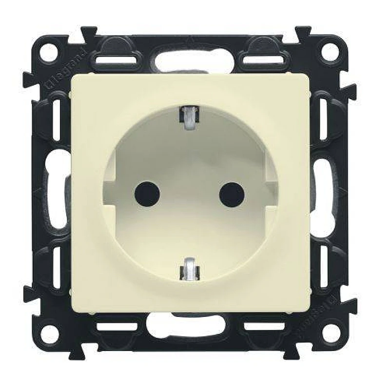 LEGRAND Valena Life Πρίζα Σούκο Ασφαλείας χωνευτή 16A 250V (Κρεμ) Ivory 753220 LEGRAND Valena Life Πρίζα Σούκο Ασφαλείας χωνευτή 16A 250V (Κρεμ) Ivory 753220