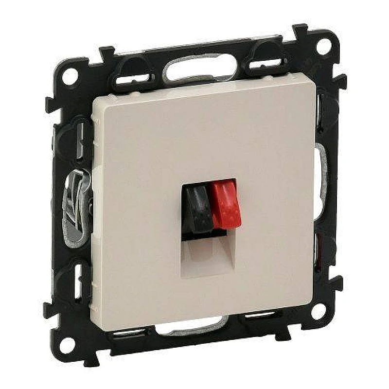 LEGRAND Valena Life Πρίζα μονή ηχείων χωνευτή (Κρεμ) Ivory LEGRAND Valena Life Πρίζα μονή ηχείων χωνευτή (Κρεμ) Ivory