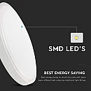 LED πλαφονιέρα 24W στρογγυλή ψυχρό λευκό 6500K IP44 Λευκό 100lm/W 7620 V-TAC LED πλαφονιέρα 24W στρογγυλή ψυχρό λευκό 6500K IP44 Λευκό 100lm/W 7620 V-TAC