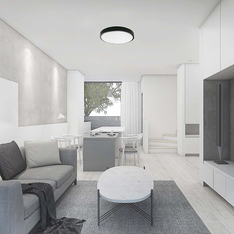 LED πλαφονιέρα 24W στρογγυλή ψυχρό λευκό 6500K IP44 Μαύρο 100lm/W 7638 V-TAC LED πλαφονιέρα 24W στρογγυλή ψυχρό λευκό 6500K IP44 Μαύρο 100lm/W 7638 V-TAC