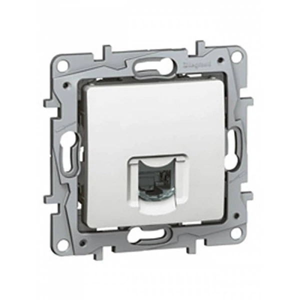 LEGRAND NILOE Πρίζα δικτύου U/UTP 1XRJ45 CAT6 Λευκή 764573