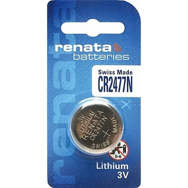 Renata Μπαταρία Λιθίου 3V CR2477 (1τμχ)