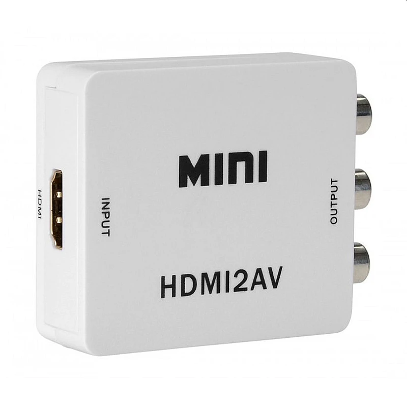 Μίνι μετατροπέας(Converter) από HDMI σε Έξοδο (CVBS) 3RCA full HD λευκό CAB-H083 Μίνι μετατροπέας(Converter) από HDMI σε Έξοδο (CVBS) 3RCA full HD λευκό CAB-H083