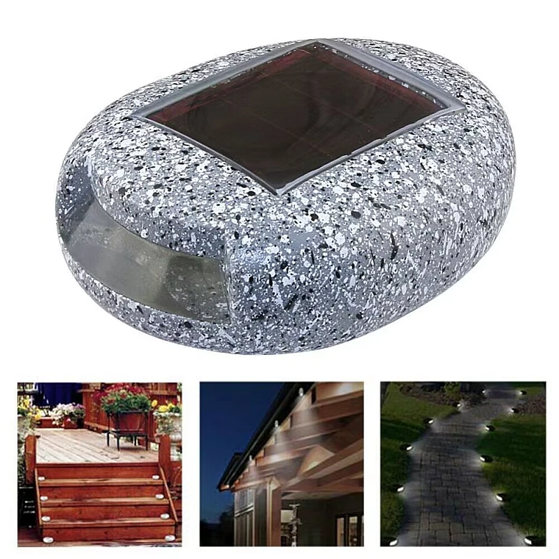 Ηλιακό φωτιστικό LED Βότσαλο Ψυχρό λευκό Solar stone lamp 22041 OEM Ηλιακό φωτιστικό LED Βότσαλο Ψυχρό λευκό Solar stone lamp 22041 OEM
