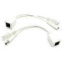 POE Injector Splitter Kit μεταφορά τροφοδοσίας IP κάμερας μέσω UTP καλωδίου 801015 OEM λευκό POE Injector Splitter Kit μεταφορά τροφοδοσίας IP κάμερας μέσω UTP καλωδίου 801015 OEM λευκό