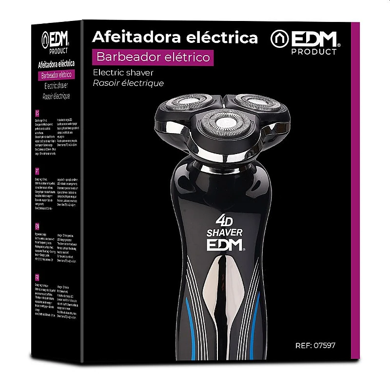 Ξυριστική Μηχανή Επαναφορτιζόμενη 07597 EDM Spain Ξυριστική Μηχανή Επαναφορτιζόμενη 07597 EDM Spain