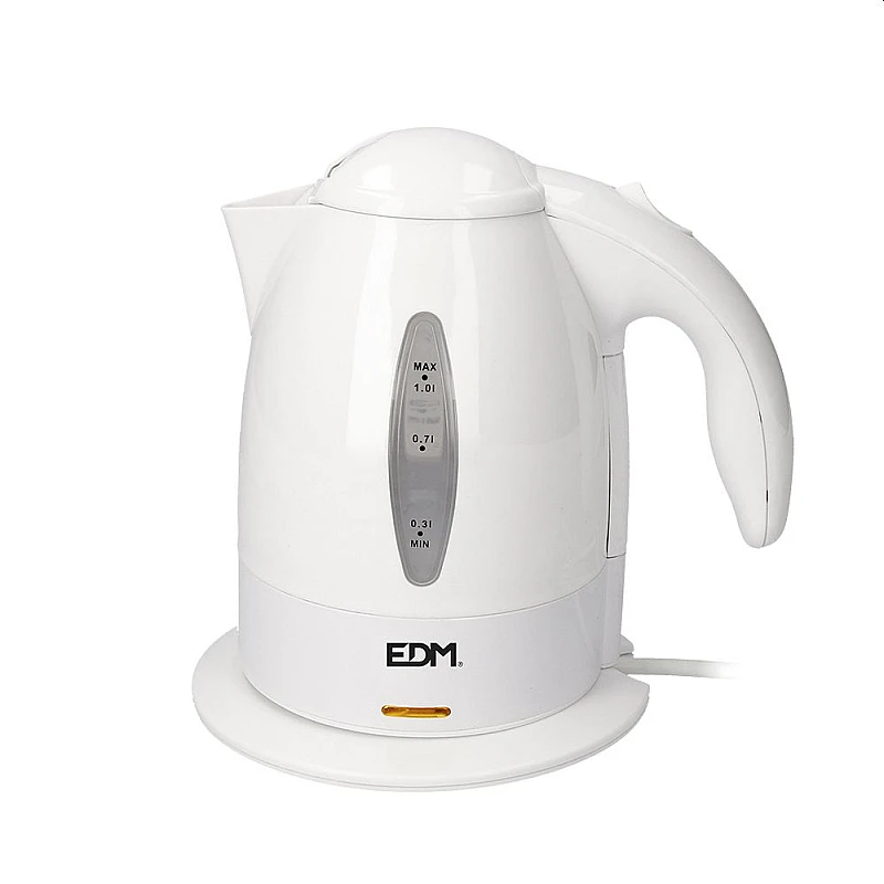Ηλεκτρικός Βραστήρας Νερού 1lt 2200W Λευκό 07655 EDM Spain Ηλεκτρικός Βραστήρας Νερού 1lt 2200W Λευκό 07655 EDM Spain