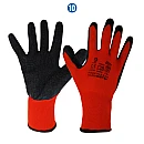 Γάντια εργασίας με ύφασμα και παλάμη με επικάλυψη φυσικού ελαστικού (latex) 80207  EDM Spain