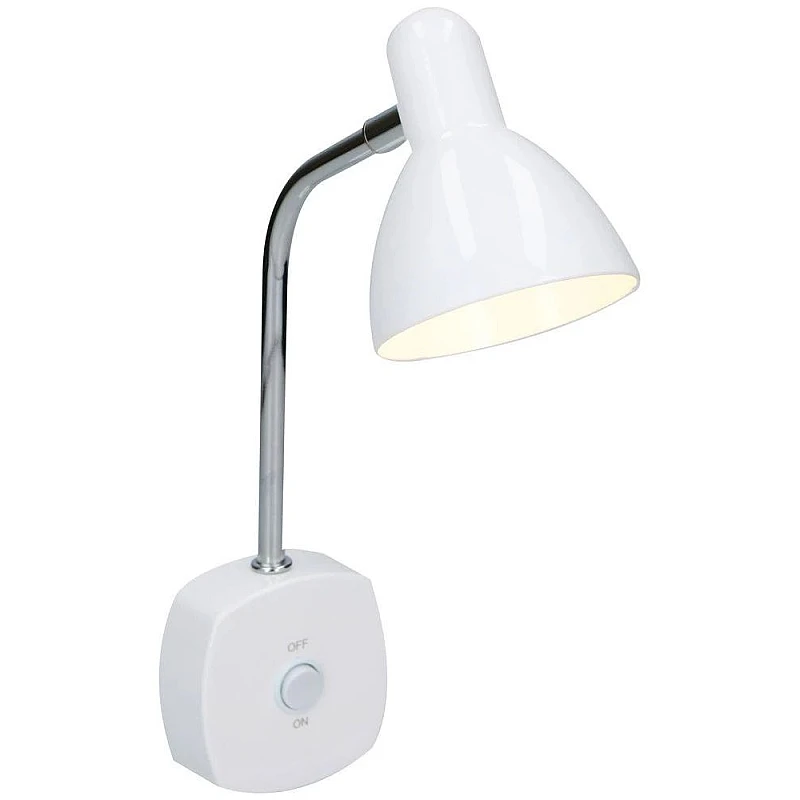 GRUNDIG 09987 Φωτιστικό πρίζας LED περιστροφή 270° λευκό GRUNDIG 09987 Φωτιστικό πρίζας LED περιστροφή 270° λευκό