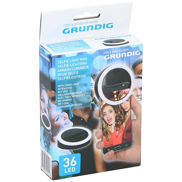 GRUNDIG 10442 Selfie Ring Light Φωτισόμενο Δαχτυλίδιμε 36 LED