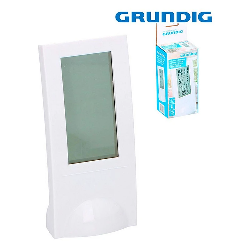Grundig Μετεωρολογικός Σταθμός Εσωτερικού χώρου με Ξυπνητήρι, ένδειξη Ημερομηνίας και Θερμοκρασίας 11990 Grundig Μετεωρολογικός Σταθμός Εσωτερικού χώρου με Ξυπνητήρι, ένδειξη Ημερομηνίας και Θερμοκρασίας 11990