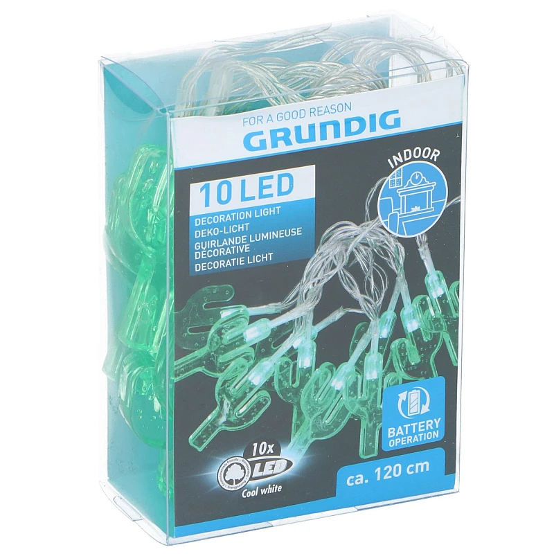 GRUNDIG 13152C Διακοσμητικά λαμπάκια Κάκτοι LED Ψυχρό 10 τεμ. Μπαταρίας GRUNDIG 13152C Διακοσμητικά λαμπάκια Κάκτοι LED Ψυχρό 10 τεμ. Μπαταρίας