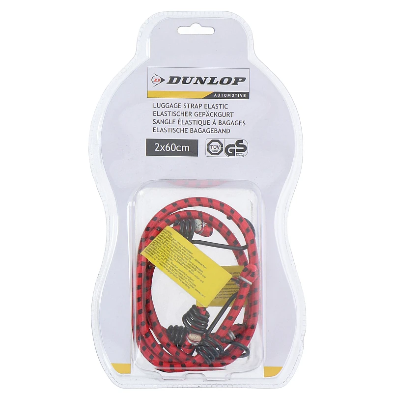 DUNLOP 236169 Ιμάντας - Σχοινί Ελαστικό συγκράτησης αποσκευών 2 x 60cm κόκκινο DUNLOP 236169 Ιμάντας - Σχοινί Ελαστικό συγκράτησης αποσκευών 2 x 60cm κόκκινο