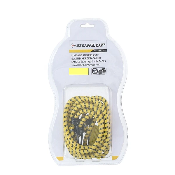 DUNLOP 236171Y  Ιμάντας - Σχοινί Ελαστικό συγκράτησης αποσκευών2 x 100cm κίτρινο