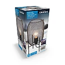 GRUNDIG 17810 Φωτιστικό επιτραπέζιο ή επιδαπέδιο μεταλλικό E27 μαύρο GRUNDIG 17810 Φωτιστικό επιτραπέζιο ή επιδαπέδιο μεταλλικό E27 μαύρο