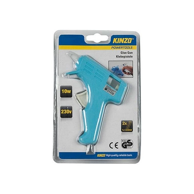 KINZO 79179B Πιστόλι Θερμοκόλλησης 10W 230V με 2 ανταλλακτικά 7x100mm Γαλάζιο KINZO 79179B Πιστόλι Θερμοκόλλησης 10W 230V με 2 ανταλλακτικά 7x100mm Γαλάζιο